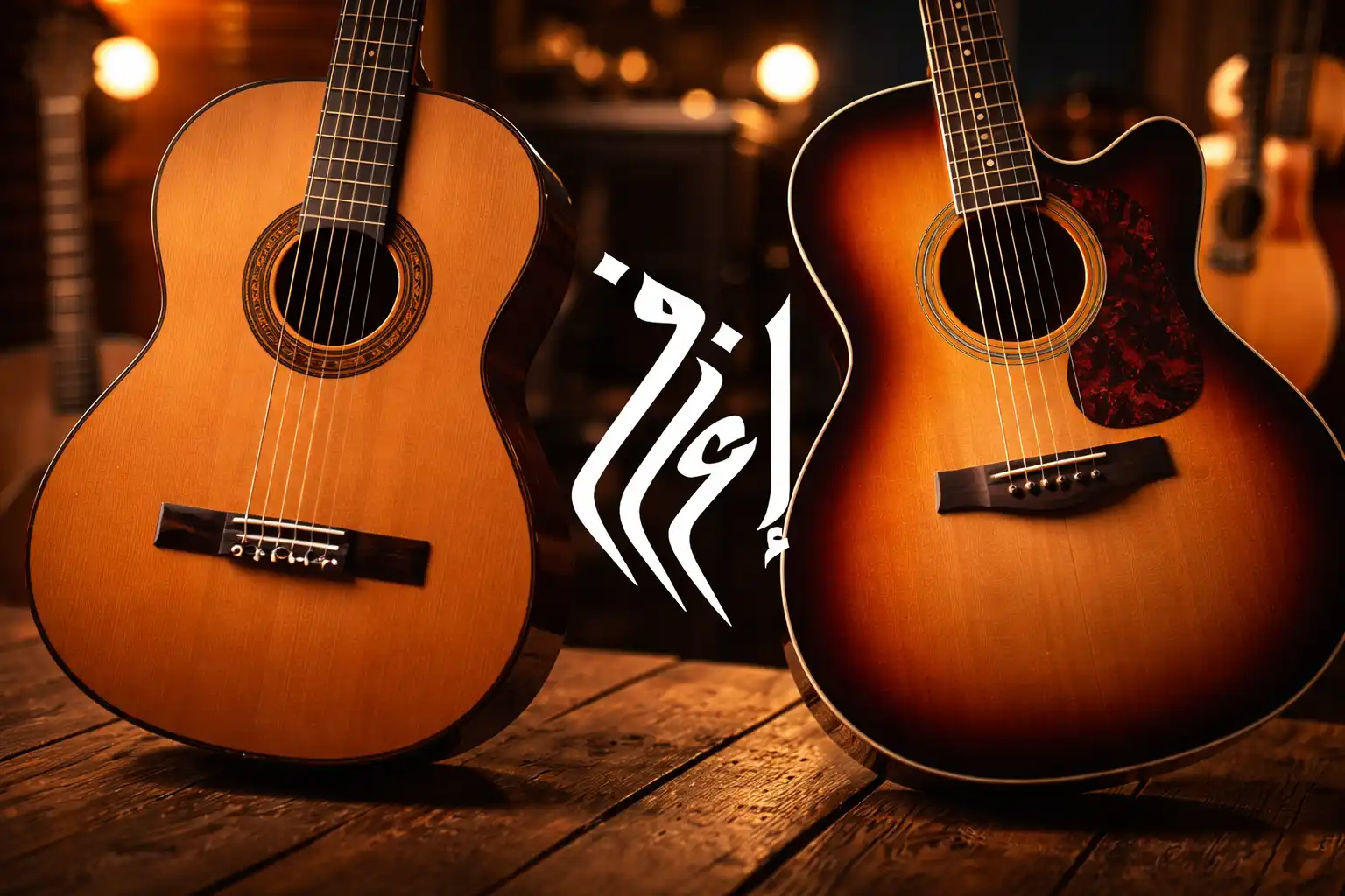 الفرق بين الجيتار الكلاسيكي و الأكوستيك